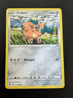 Pokemon TCG Common Cufant 131/189 S&S Darkness Ablaze NM/Mint Condition - Image 2