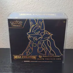 Mega Evolution Lucario NM Pokemon Center Elite Trainer Box PC ETB Sealed W/ Case - Image 3