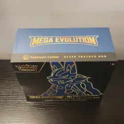 Mega Evolution Lucario NM Pokemon Center Elite Trainer Box PC ETB Sealed W/ Case - Image 4