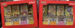 Pokemon TCG Scarlet & Violet 151 Mini Tin 4-Pack Lot Of 2 Sam’s Club Sealed - Image 1