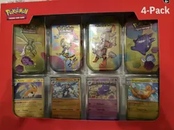 Pokemon TCG Scarlet & Violet 151 Mini Tin 4-Pack Lot Of 2 Sam’s Club Sealed - Image 3