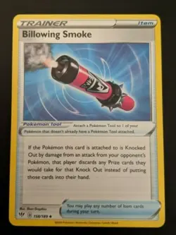 Pokemon TCG Billowing Smoke 158/189 S&S Darkness Ablaze NM/Mint Condition - Image 2