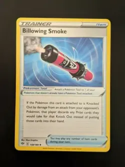 Pokemon TCG Billowing Smoke 158/189 S&S Darkness Ablaze NM/Mint Condition - Image 3
