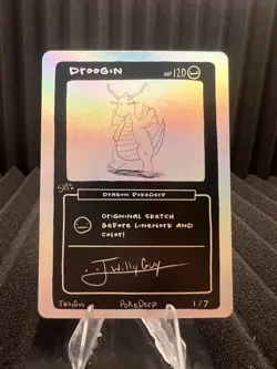 Droogin (Dragonite) 1/7 - 1st Edition Pokederp Second Print Fan Art - Pokemon - Image 1