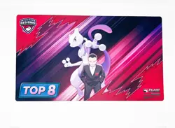 TOP 8 Mewtwo & Giovanni Pokemon Regional Championships Playmat Pokemon TCG NEW - Image 1