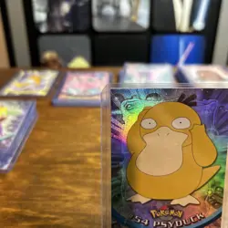 topps Pokemon TV Series 1 Rainbow Holo Foil #54 Psyduck - Image 2