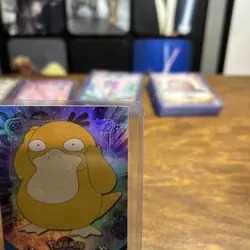 topps Pokemon TV Series 1 Rainbow Holo Foil #54 Psyduck - Image 3