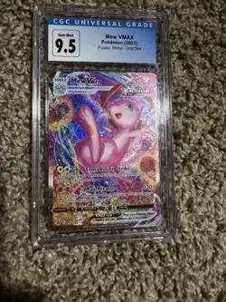 Mew VMAX Secret Alt Art 269/264 2021 Pokemon Fusion Strike Holo CGC 10! - Image 1