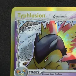 2006 Pokemon Typhlosion 12/101 Holo Delta Species Dragon Frontiers Stamped DF NM - Image 4