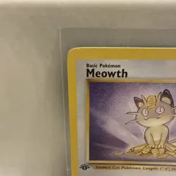 Vintage 1st Edition Meowth Jungle 56/64 Regular Common Pokemon 1999 - Image 2