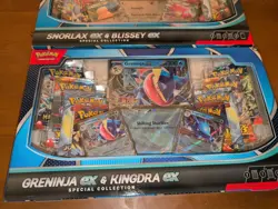 Pokemon Greninja ex and Snorelax Special Collection Box Lot of 2 Sealed NIB - Image 4