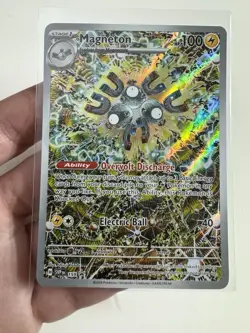 Magneton 159 SV: Scarlet & Violet Black Star Promo (SVP) Full Art Holo Near Mint - Image 1