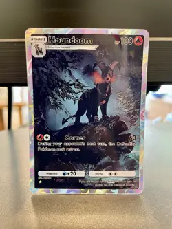 Fan Art Pokemon TCG Pocket Houndoom Holo Illustration Rare | Triumphant Light - Image 1