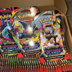 Pokemon Mega Evolution Phantasmal Flames Sleeved Booster Pack NEW ME02 Packs - Image 3