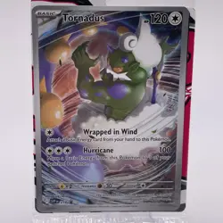 Pokemon NM Tornadus 210 - White Flare ETB Black Star Promo SVPEN Sealed Dividers - Image 2