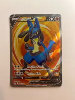 Lucario V - SWSH213 - SWSH Black Star Promo NM, English Pokemon Promos - Image 1