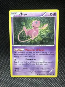 2016 Pokemon XY Fates Collide Mew Holo #29/124 NM/LP - Image 1