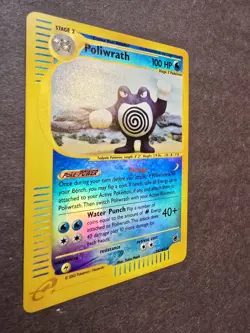 Pokemon Expedition Poliwrath 24/165 Mint Reverse Holographic Rare - Image 2