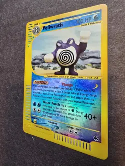 Pokemon Expedition Poliwrath 24/165 Mint Reverse Holographic Rare - Image 3