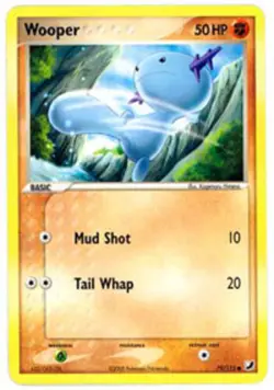Pokemon - Wooper - 79/115 - Common - EX Unseen Forces - NM - Image 1