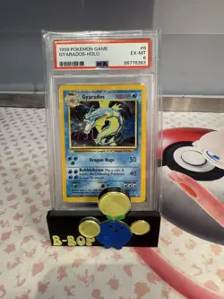 1999 Pokemon Game #6 Gyarados-Halo EX-MT PSA 6 - Image 1