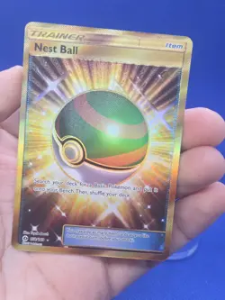 Pokemon Sun & Moon Base Set Nest Ball 158/149 Gold Secret Rare NM - Image 2