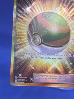 Pokemon Sun & Moon Base Set Nest Ball 158/149 Gold Secret Rare NM - Image 5