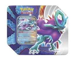 Pokemon Paradox Destinies Walking Wake ex Tin w/5 Booster Packs Factory Sealed - Image 1