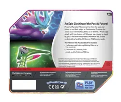 Pokemon Paradox Destinies Walking Wake ex Tin w/5 Booster Packs Factory Sealed - Image 2