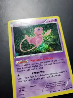 Pokemon TCG Mew 29/124 XY Era Fates Collide Holo 2016 NM - Image 2