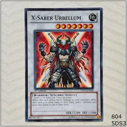 X-Saber Urbellum - 5DS3-EN040 - Common 1st Edition Yugioh - Image 1
