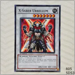 X-Saber Urbellum - 5DS3-EN040 - Common 1st Edition Yugioh - Image 1