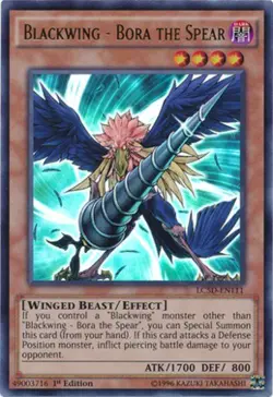Yugioh! LP Blackwing - Bora the Spear - LC5D-EN111 - Ultra Rare - 1st Edition Li - Image 1