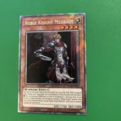 Noble Knight Medraut 1st Edition Platinum Secret Rare RA04-EN205 Yu-Gi-Oh - Image 3