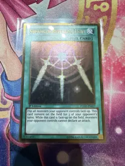 Swords of Revealing Light - PGLD-EN057 - Gold Rare - 1st Edition LP Yugioh Premi - Image 1