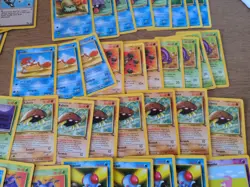 64 Card Lot Uncommon Common LP Fossil Pokemon Cards Vintage - Image 5