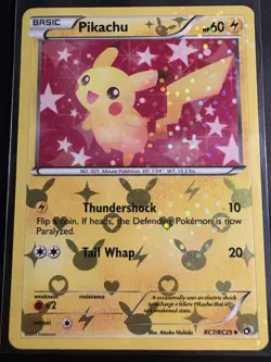 Pikachu RC7/RC25 Legendary Treasures 2013 Radiant Collection Pokemon Card TCG - Image 1