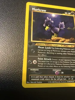 Murkrow 24/111 Neo Genesis First Edition (X2) Two Card Lot Pokemon TCG Mint/NM - Image 5