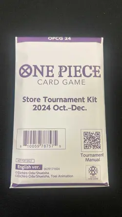 One Piece Card Game Store Tournament Kit 2024 Oct - Dec OPCG 24 New Sealed - Image 1