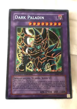 Yugioh Card TCG Dark Paladin DMG-001 Secret Rare Limited Edition Holo NM - Image 1