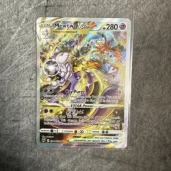 Pokemon Mewtwo VSTAR TCG Crown Zenith Ultra Rare Holo Card GG44/GG70 - Image 1