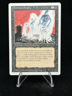 ANIMATE DEAD Revised Edition 1994 Magic The Gathering MTG TCG Uncommon 🔥MINT🔥 - Image 1