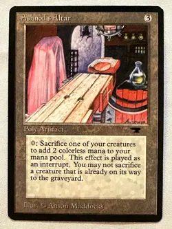 Ashnod's Altar - Magic the Gathering MTG Antiquities - NM - Free Shipping! - Image 1