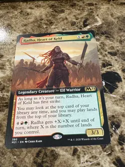 RADHA, HEART OF KELD Magic MTG Core Set M21 Extended Art - Image 1
