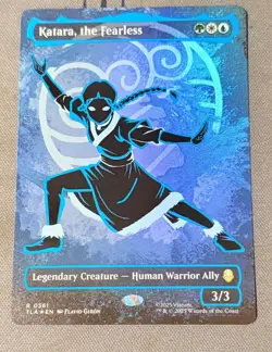 Katara, the Fearless (Borderless) (Neon Ink Foil) Avatar: The Last Airbender... - Image 1