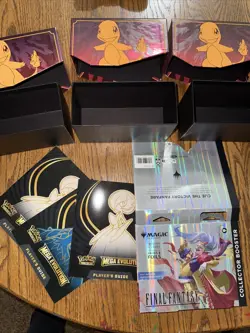 Empty Pokemon ETBS and Empty MTG Final Fantasy Collector Booster - Image 1