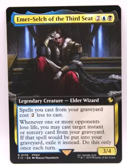 Emet-Selch of the Third Seat (Extended Art) Commander: Final Fantasy Regular NM - Image 1