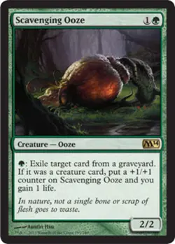 [1x] Scavenging Ooze Slight Play, English Magic 2014 MTG Magic - Image 1