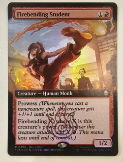 MTG Magic Firebending Student 0393 Buy-A-Box Foil Promo Avatar TLA EN NM - Image 1
