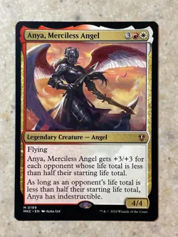 MTG NM Anya, Merciless Angel [Murders at Karlov Manor Commander] - Image 1